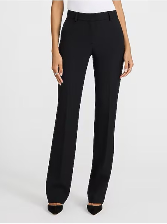 Express Pants - Express Editor Mid Rise Bootcut Pants | Career Office Workwear Trouser